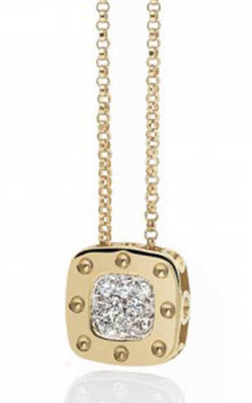 Roberto Coin Pois Mois Pendant Yellow Gold and Diamonds (777923AJ18X0) | Bandiera Jewellers Toronto and Vaughan