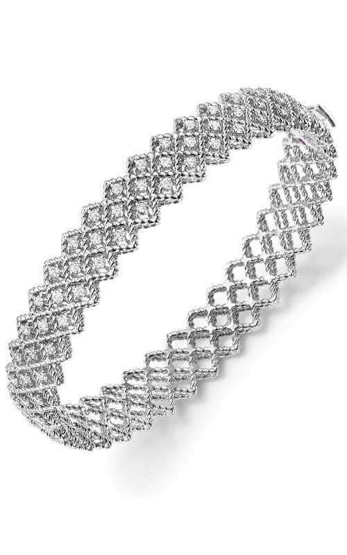 Roberto Coin New Barocco Bangle White Gold and Diamond (7772650AWBAX) | Bandiera Jewellers Toronto and Vaughan