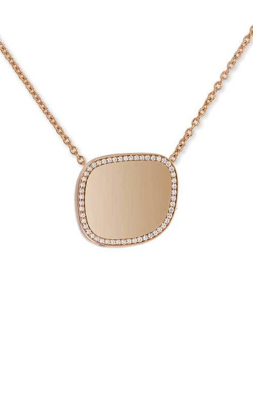 Roberto Coin Black Jade Collection Necklace Rose Gold and Diamond (8882424AX17X) | Bandiera Jewellers Toronto and Vaughan
