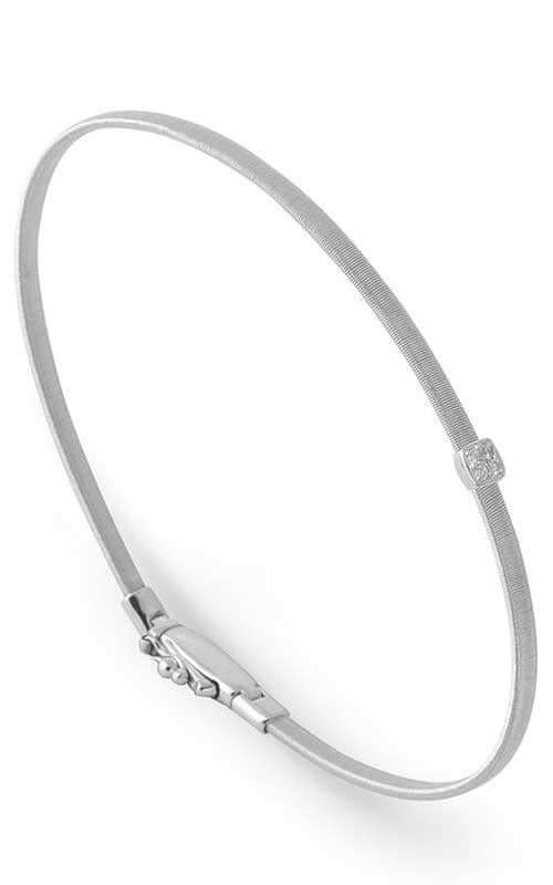  Marco Bicego Masai Single Station Diamond Bracelet in White Gold BG731-B Bandiera Jewellers