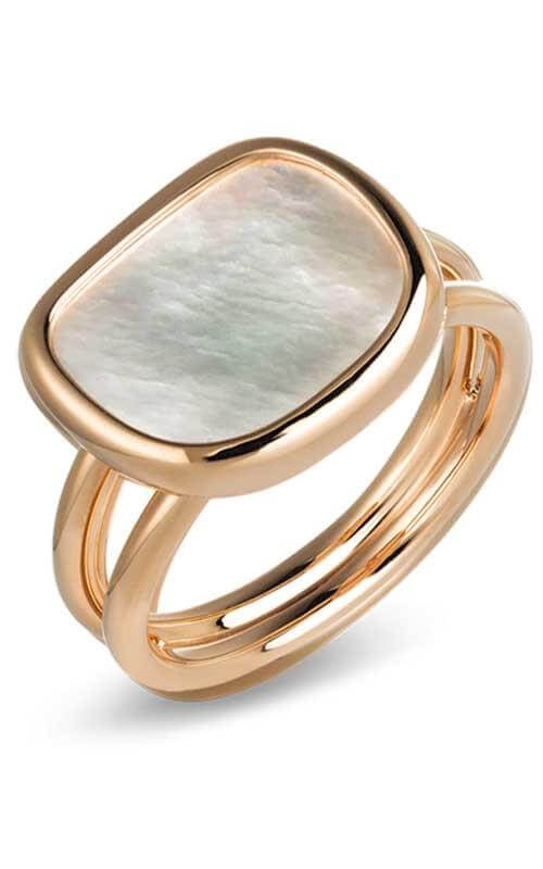 Roberto Coin Black Jade Collection Ring Rose Gold and Mother of Pearl (8882162AX65M) | Bandiera Jewellers Toronto and Vaughan