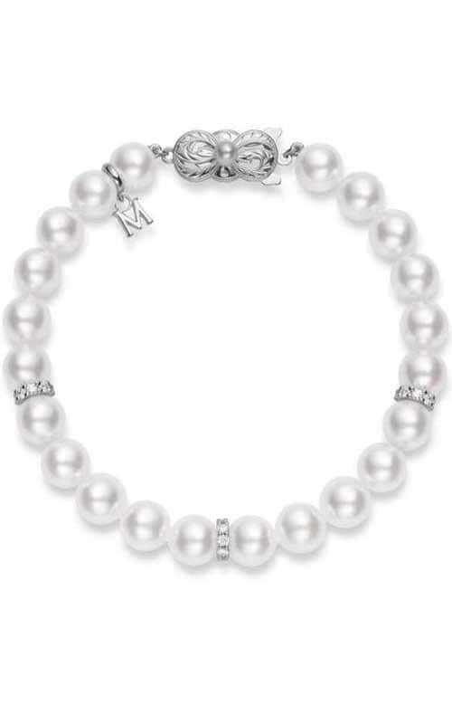 Mikimoto Akoya Pearl &amp; Diamonds Bracelet (PDL85207WGS13) | Bandiera Jewellers Toronto and Vaughan