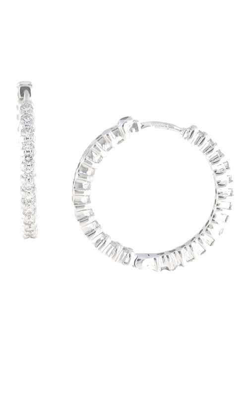 Roberto Coin XSmall Inside Outside Diamond Hoop Earrings (001448AWERX0) | Bandiera Jewellers Toronto and Vaughan