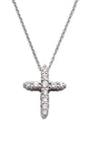 Roberto Coin Cross Pendant with Diamonds (001858AWCHX0) | Bandiera Jewellers Toronto and Vaughan