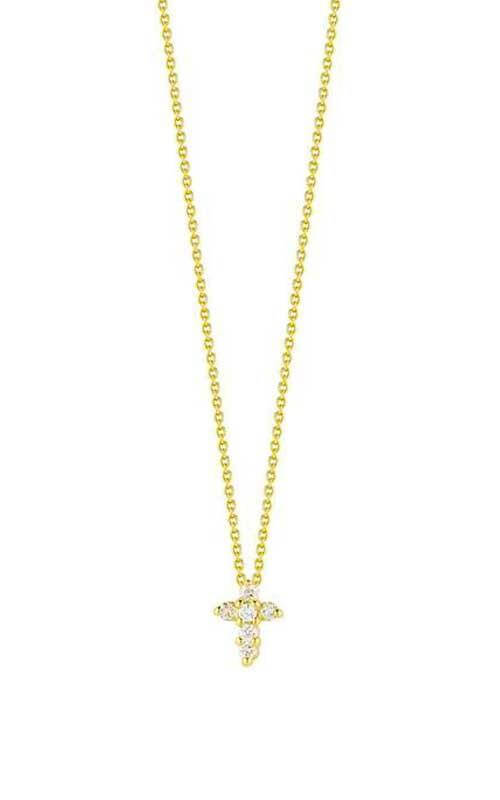 Roberto Coin Gold Baby Cross Necklace (001883AYCHX0) | Bandiera Jewellers Toronto and Vaughan