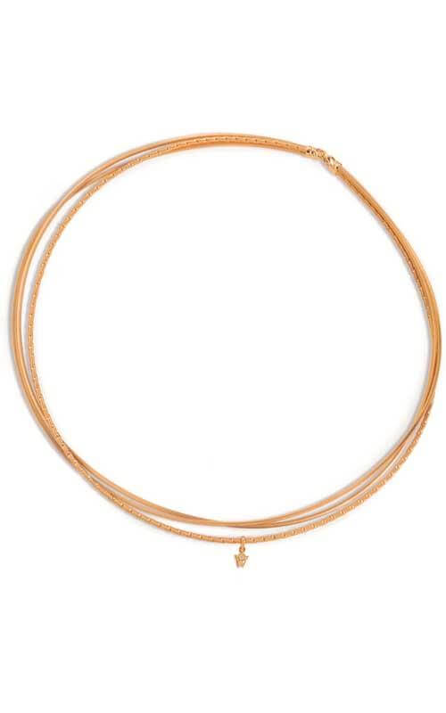 Wellendorff Crossover Gold and Diamonds Necklace 406826 Wellendorff Crossover Gold and Diamonds Necklace 406826