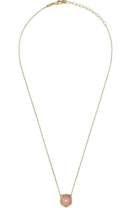 Gucci Le Marches Des Merveilles Gold & Pink Opal Necklace (YBB50251000200U) | Bandiera Jewellers Toronto and Vaughan