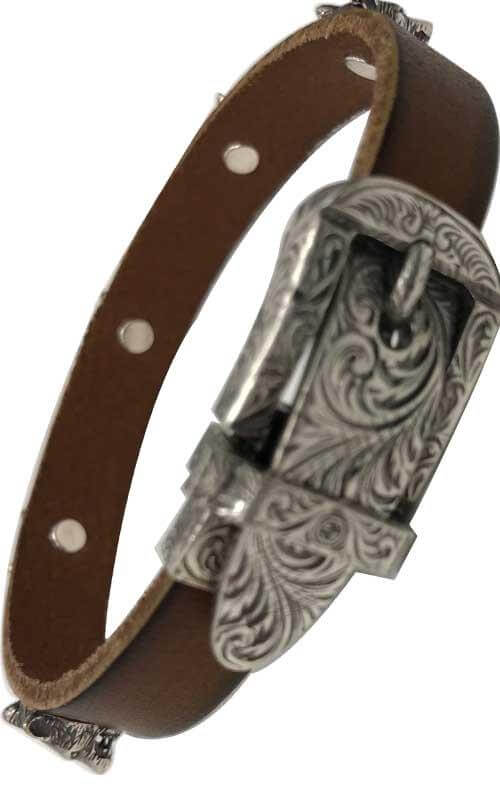 Gucci Angry Forest 10mm Leather &amp; Silver Bracelet (YBA524907001018) | Bandiera Jewellers Toronto and Vaughan