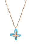 Mimi Gold and Turquoise Necklace (PXM243R8P19) | Bandiera Jewellers Toronto and Vaughan