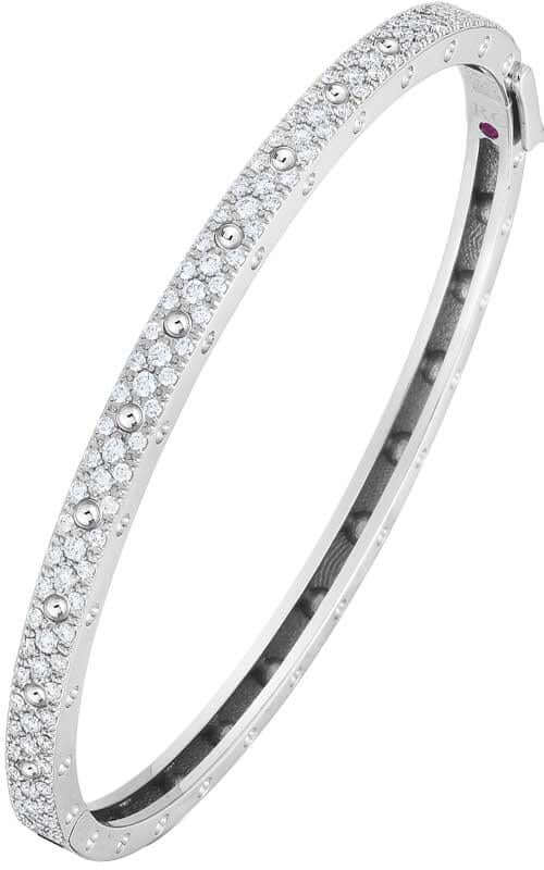 Robert Coin Pois Moi White Gold and Diamonds Bangle (7772068AWBAX) | Bandiera Jewellers Toronto and Vaughan