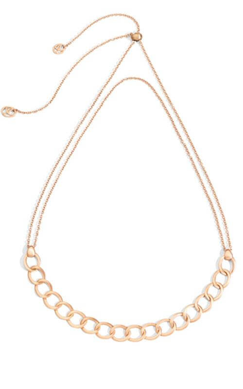 Pomellato Brera Collection 18K Rose Gold Link Choker Necklace | Bandiera Jewellers Toronto and Vaughan