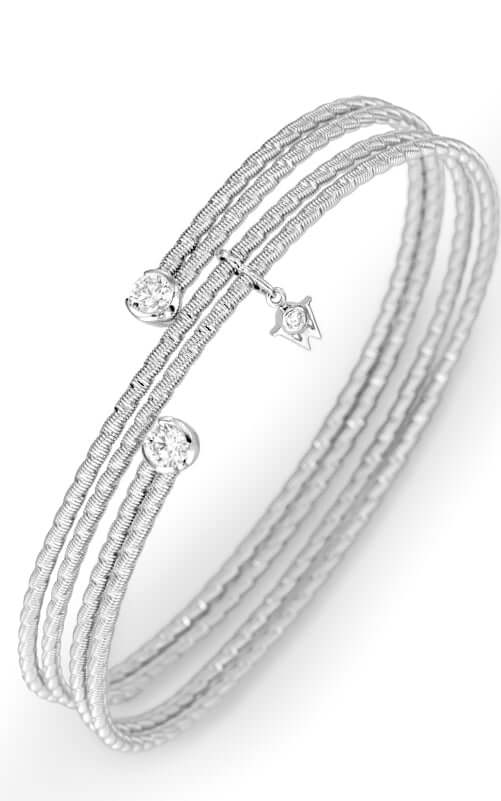 Wellendorff Embrace Me. Solitaire Bracelet White Gold 304781-WG | Bandiera Jewellers Toronto and Vaughan